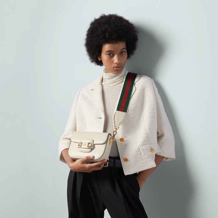 658574.18YSG.9068.003.100.0000.Light Gucci Horsebit 1955 mini bag
